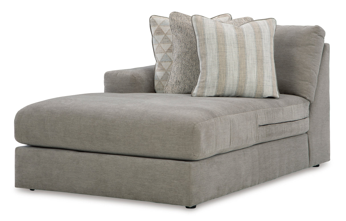 Avaliyah Ash 3-Piece LAF Chaise Sectional from Ashley - Luna Furniture