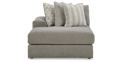 Avaliyah Ash Left-Arm Facing Corner Chaise from Ashley - Luna Furniture