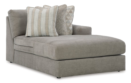 Avaliyah Ash 3-Piece RAF Chaise Sectional from Ashley - Luna Furniture