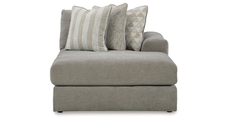 Avaliyah Ash Right-Arm Facing Corner Chaise from Ashley Furniture - Luna Furniture