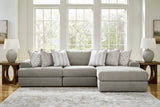 Avaliyah Ash 3-Piece RAF Chaise Sectional from Ashley - Luna Furniture