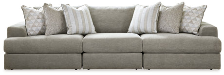 Avaliyah Ash 3-Piece Sectional Sofa from Ashley - Luna Furniture