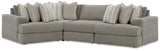 Avaliyah Ash 4-Piece Sectional from Ashley - Luna Furniture