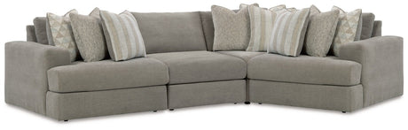 Avaliyah Ash 4-Piece Sectional from Ashley - Luna Furniture