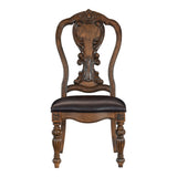 Bergen Dark Oak 5-Piece Dining Set from Homelegance - Luna Furniture