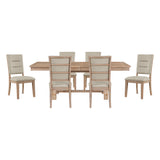 Aberdeen Light Oak 9-Piece Extendable Dining Set from Homelegance - Luna Furniture