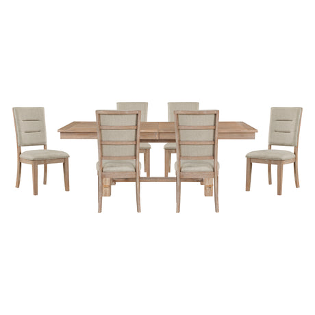 Aberdeen Light Oak 9-Piece Extendable Dining Set from Homelegance - Luna Furniture