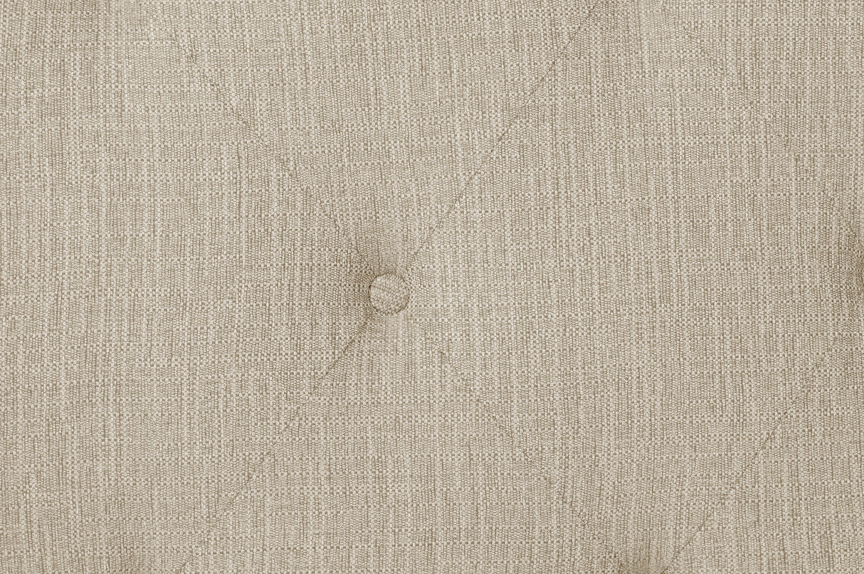 Fairborn Beige Full Upholstered Platform Bed from Homelegance - Luna Furniture