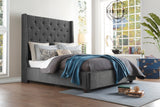 Fairborn Beige Queen Platform Bed with Storage Footboard from Homelegance - Luna Furniture
