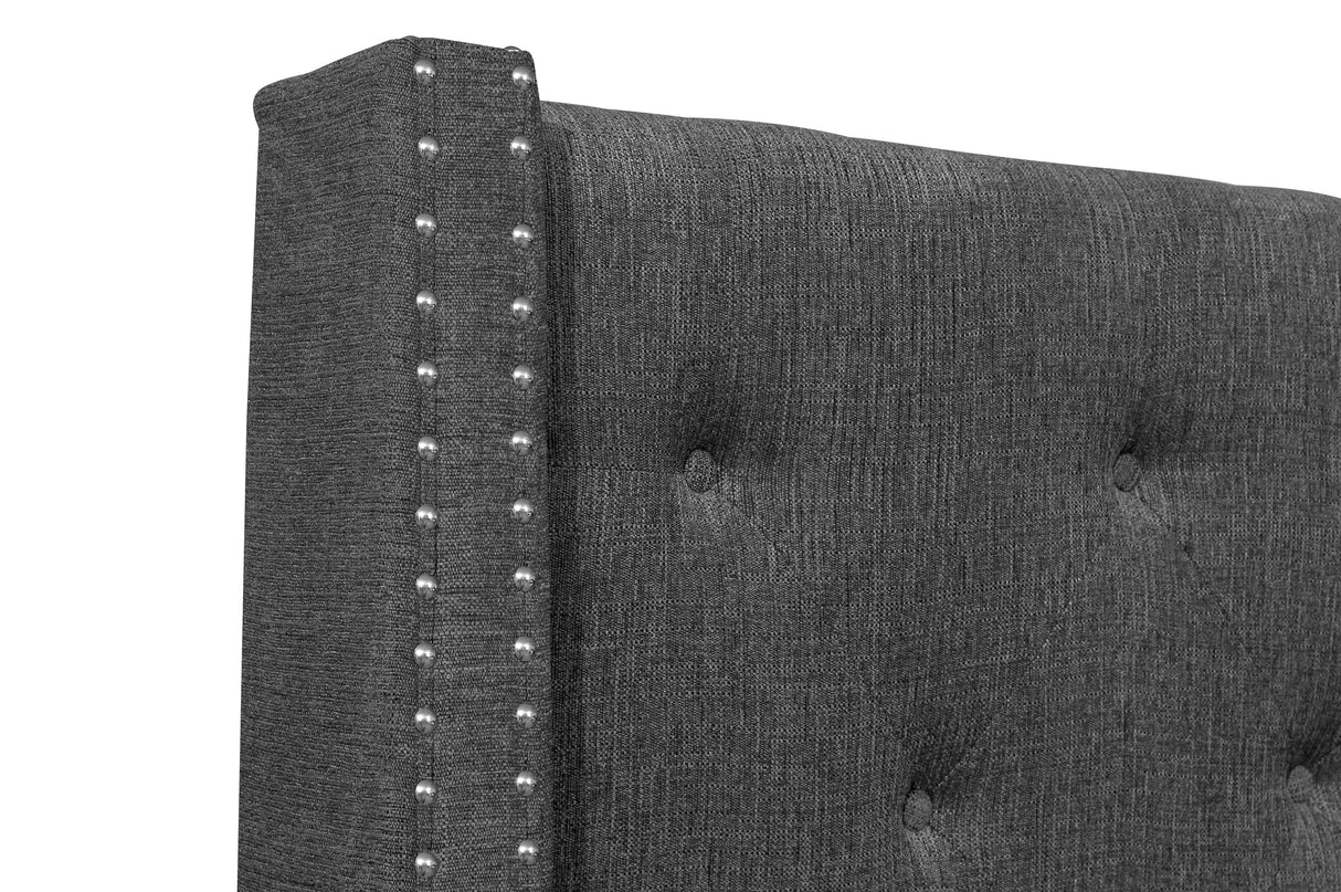Fairborn Gray California King Upholstered Storage Platform Bed from Homelegance - Luna Furniture