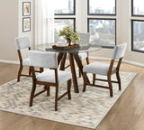 Challis Cherry/White 7-Piece Dining Set
