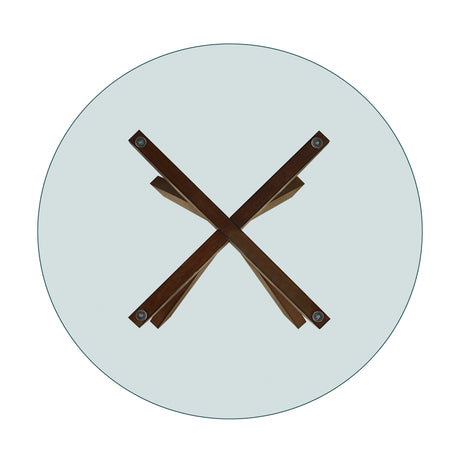 Aiden Mustard 5-Piece Round Dining Room Set from Homelegance - Luna Furniture