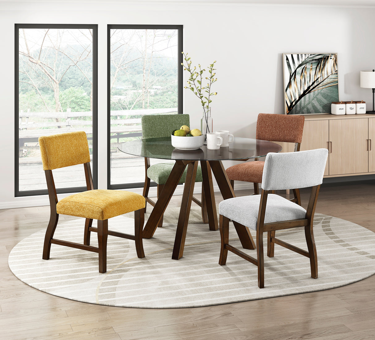 Aiden Olive Dining Chair, Set of 2 from Homelegance - Luna Furniture