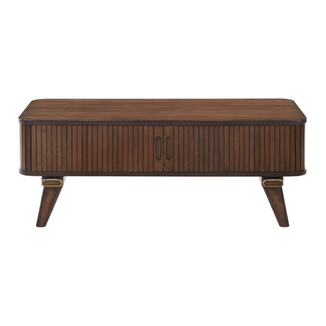 Monroe Walnut Cocktail Table from Homelegance - Luna Furniture