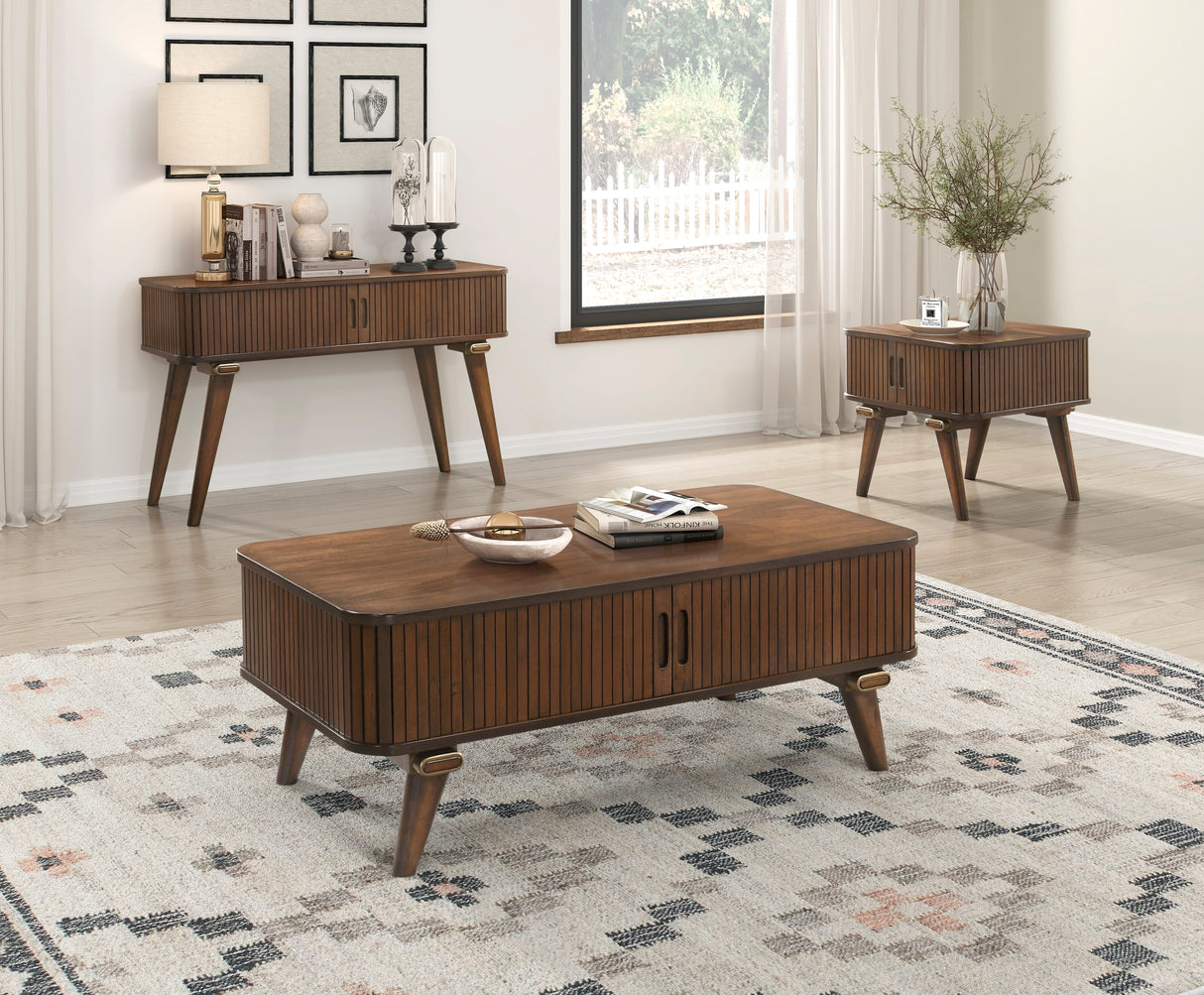 Monroe Walnut Dining Server from Homelegance - Luna Furniture