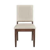 Monroe Walnut Dining Side Chair, Set of 2 from Homelegance - Luna Furniture