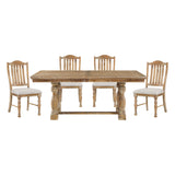 Weatherford Wheat Extandable Dining Table from Homelegance - Luna Furniture