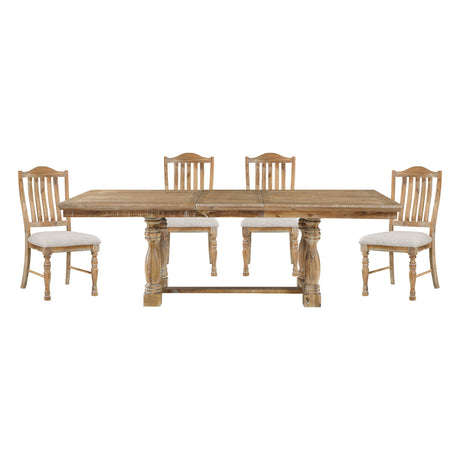 Weatherford Wheat Extandable Dining Table from Homelegance - Luna Furniture