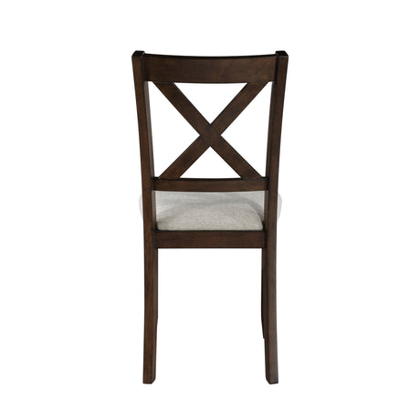 Weatherford Wheat/Gray Side Chair, Set of 2 from Homelegance - Luna Furniture