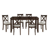 Weatherford Wheat/Gray Side Chair, Set of 2 from Homelegance - Luna Furniture