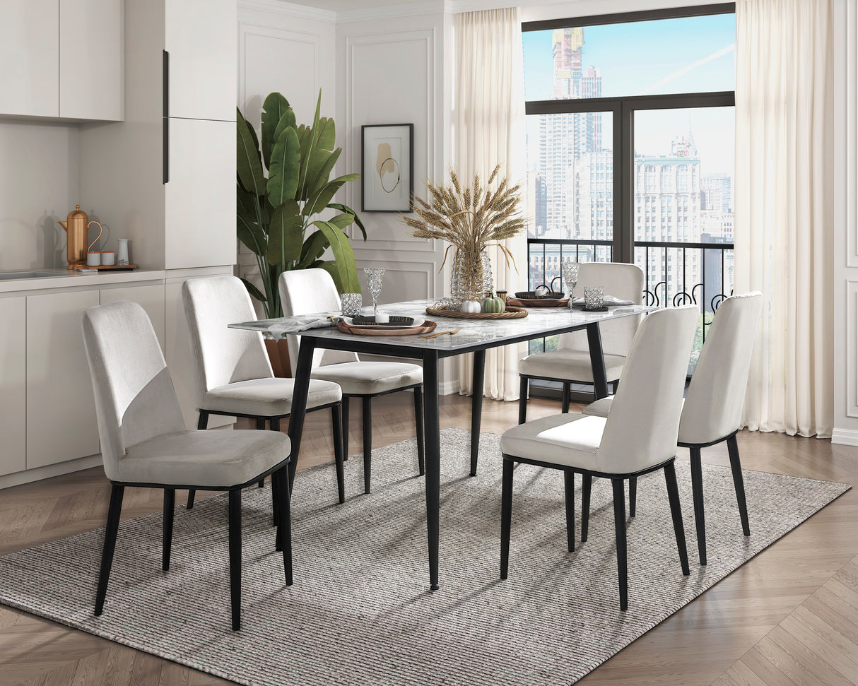 5909BES Beige SIDE CHAIR, Set of 2 from Homelegance - Luna Furniture