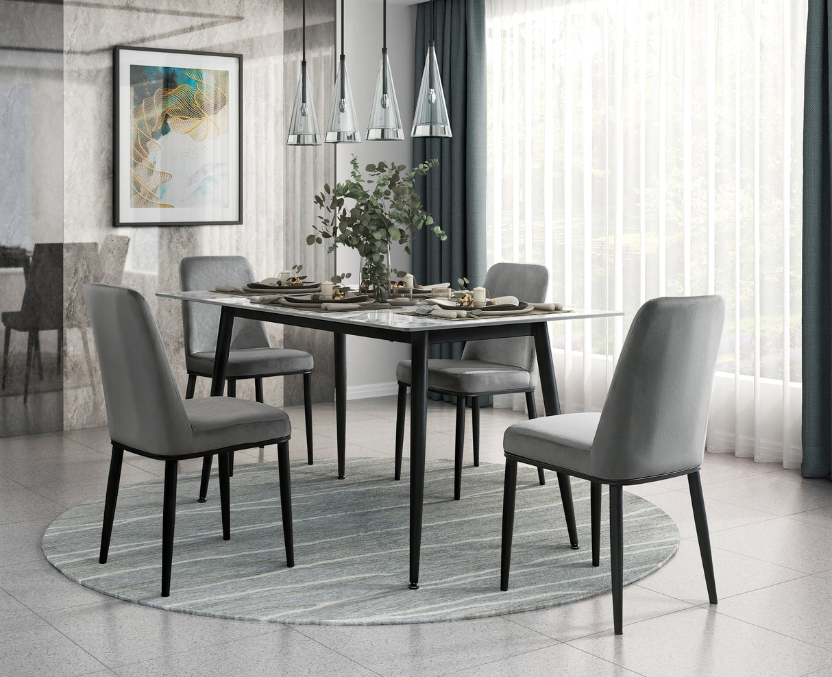 5909GYS Gray SIDE CHAIR, Set of 2 from Homelegance - Luna Furniture