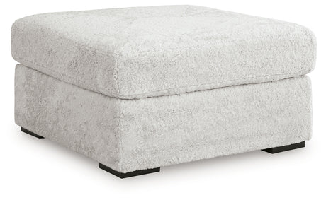 Cuddle Plush Arctic Oversized Accent Ottoman from Ashley - Luna Furniture
