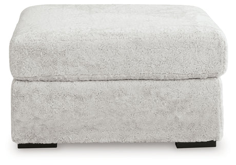 Cuddle Plush Arctic Oversized Accent Ottoman from Ashley - Luna Furniture