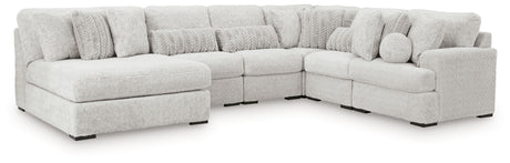 Cuddle Plush Arctic 6-Piece LAF Chaise Sectional from Ashley - Luna Furniture