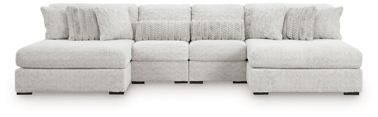 Cuddle Plush Arctic 4-Piece Double Chaise Sectional from Ashley Furniture - Luna Furniture