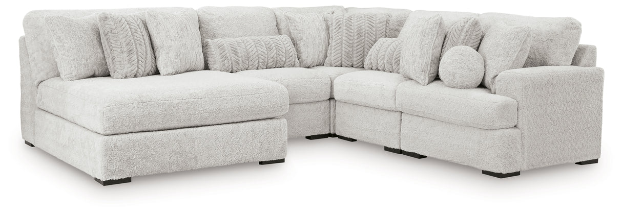 Cuddle Plush Arctic 5-Piece Sectional with Chaise from Ashley - Luna Furniture