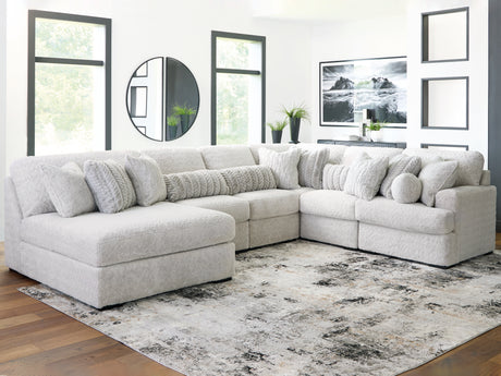 Cuddle Plush Arctic 6-Piece LAF Chaise Sectional from Ashley - Luna Furniture