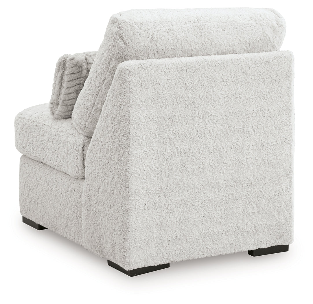 Cuddle Plush Arctic Armless Chair from Ashley - Luna Furniture
