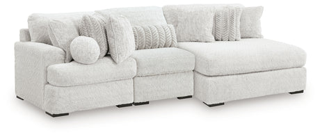 Cuddle Plush Arctic 3-Piece RAF Chaise Sectional from Ashley - Luna Furniture