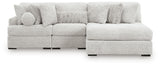 Cuddle Plush Arctic 3-Piece RAF Chaise Sectional from Ashley - Luna Furniture