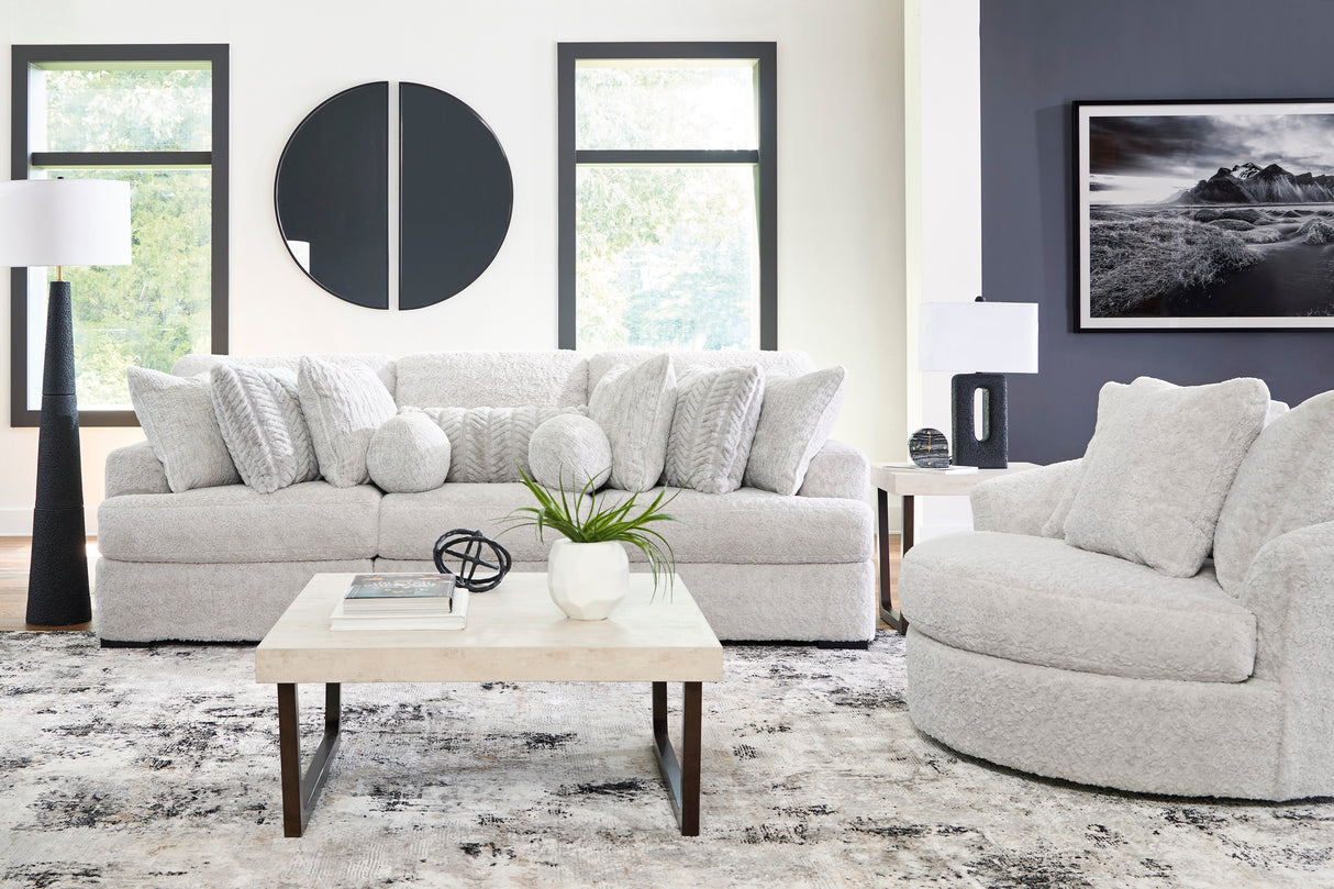 Cuddle Plush Arctic Living Room Set