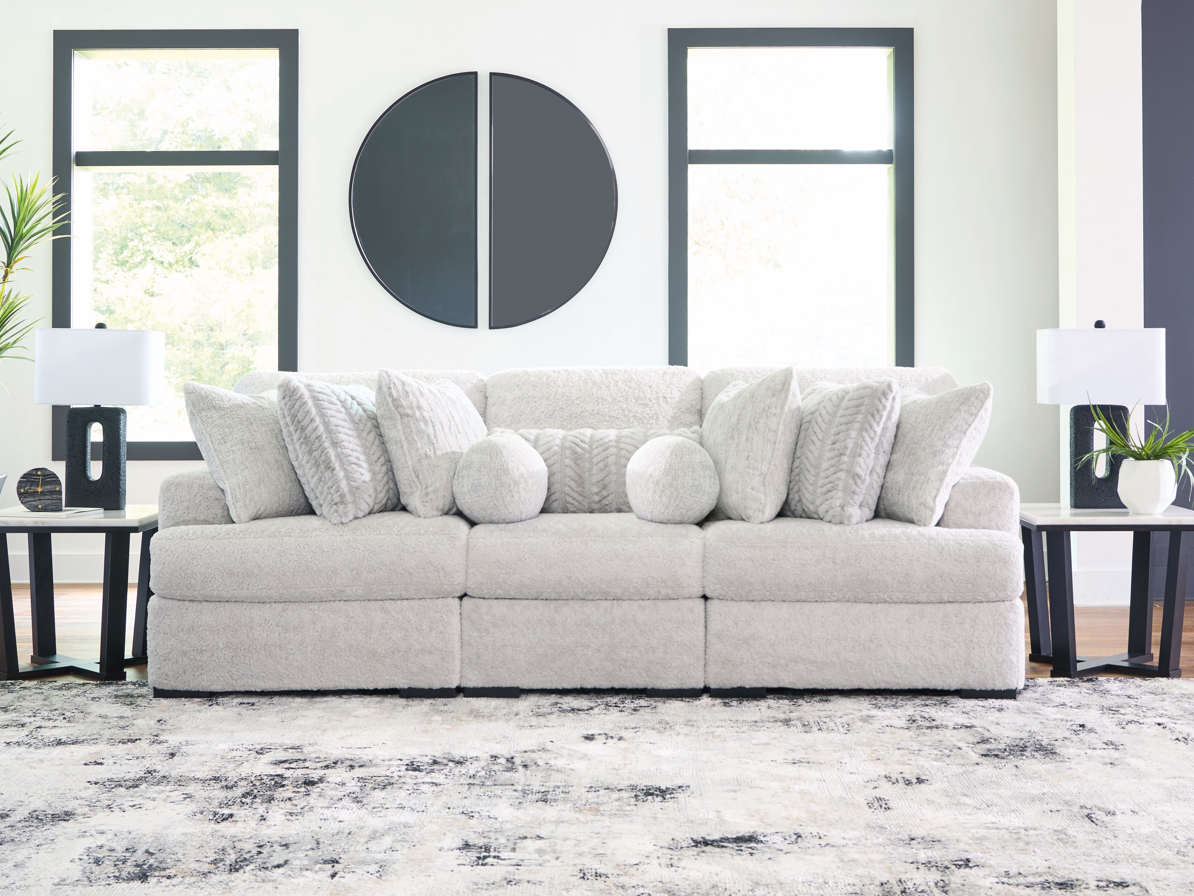 Cuddle Plush Arctic 3-Piece Sectional Sofa – Luna Furniture