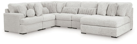 Cuddle Plush Arctic 6-Piece RAF Chaise Sectional from Ashley - Luna Furniture