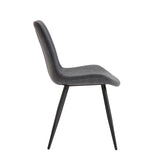 Brixley Black/White Sintered Stone-Top 63" Dining Table from Homelegance - Luna Furniture