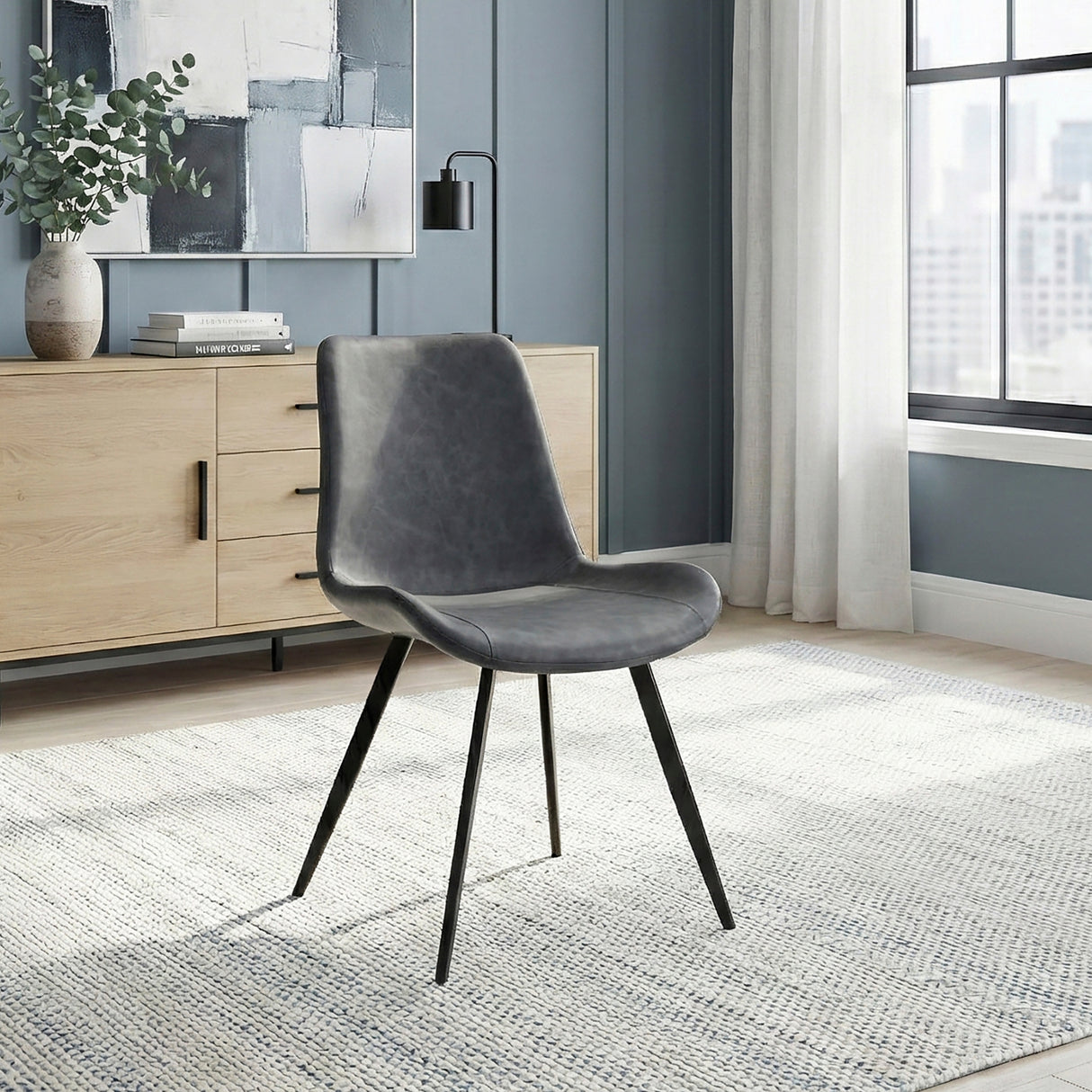 Brixley Black/White Sintered Stone-Top 63" Dining Table from Homelegance - Luna Furniture