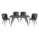 Cosimo Mustard Side Chair, Set of 2 from Homelegance - Luna Furniture