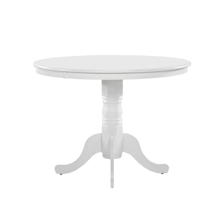 Shelby White 5-Piece Round Dining Set from Homelegance - Luna Furniture