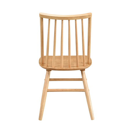 Pratter Natural Oak Dining Side Chair, Set of 2 from Homelegance - Luna Furniture