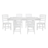 Redmond White 7-Piece 72" Dining Set from Homelegance - Luna Furniture