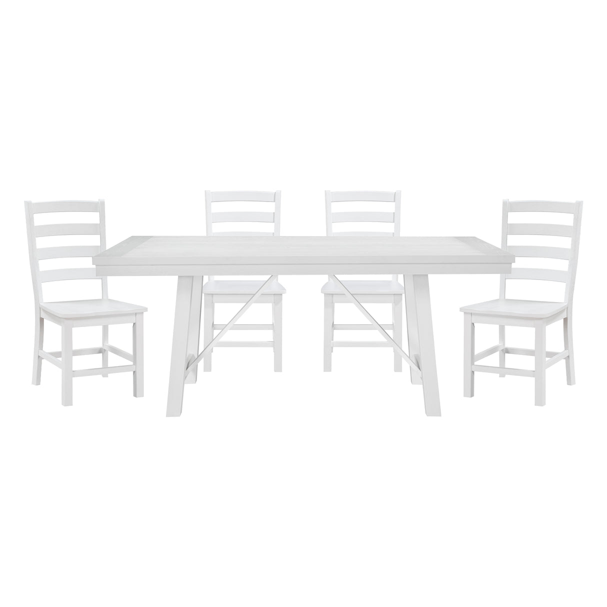 Redmond White 5-Piece 72" Dining Set from Homelegance - Luna Furniture