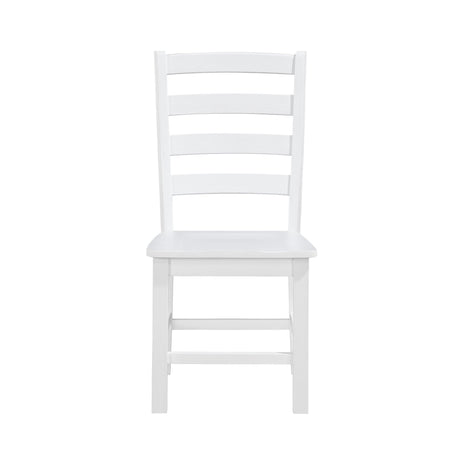 Redmond White 5-Piece 72" Dining Set from Homelegance - Luna Furniture