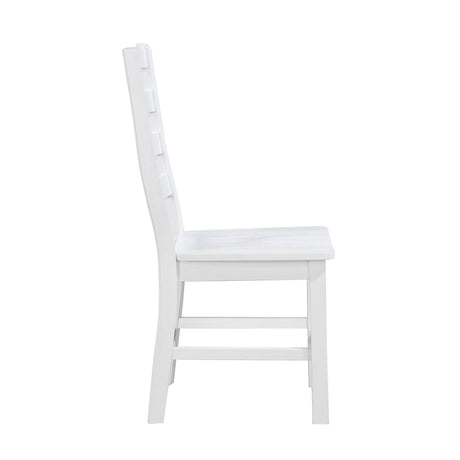 Redmond White 5-Piece 72" Dining Set from Homelegance - Luna Furniture