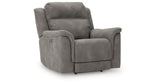 Next-Gen DuraPella Slate Power Recliner from Ashley Furniture - Luna Furniture