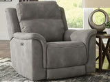 Next-Gen DuraPella Slate Power Recliner from Ashley Furniture - Luna Furniture