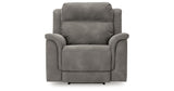 Next-Gen DuraPella Slate Power Recliner from Ashley Furniture - Luna Furniture